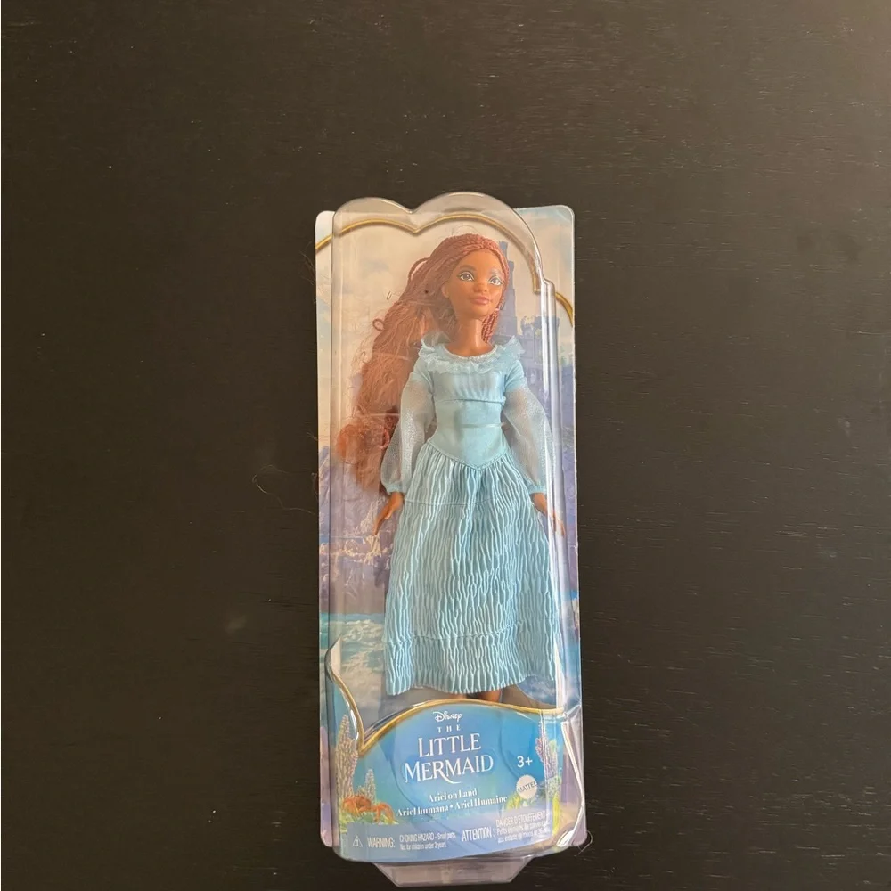 New Disney Little Mermaid Ariel Doll in Blue Dress